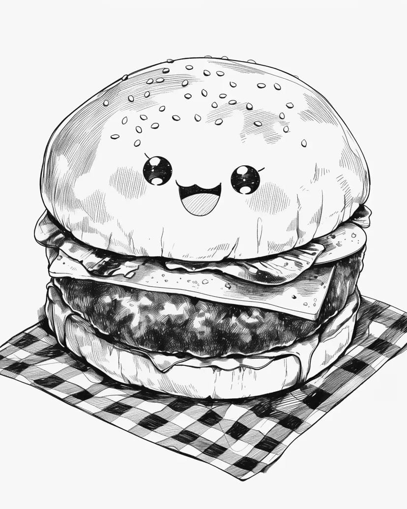Hamburguesa Feliz