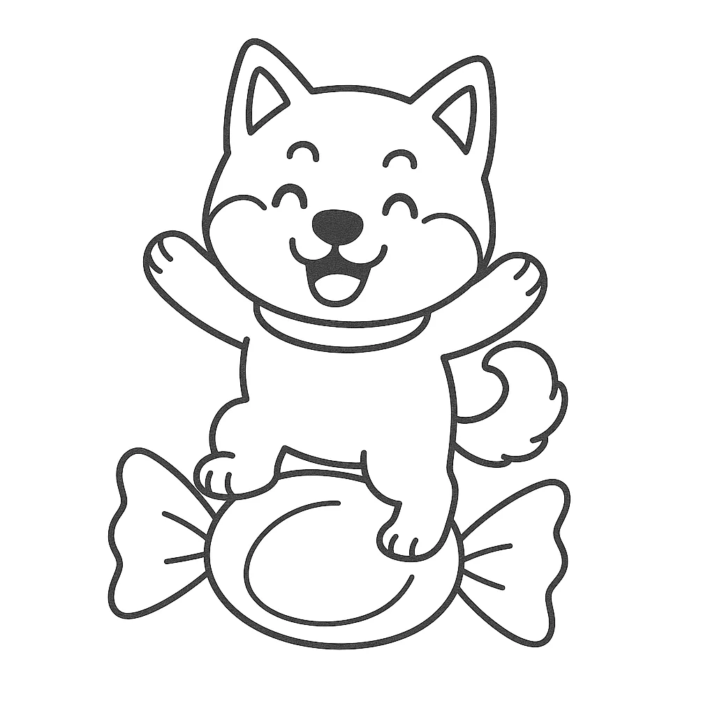 キャンディとわんぱく犬